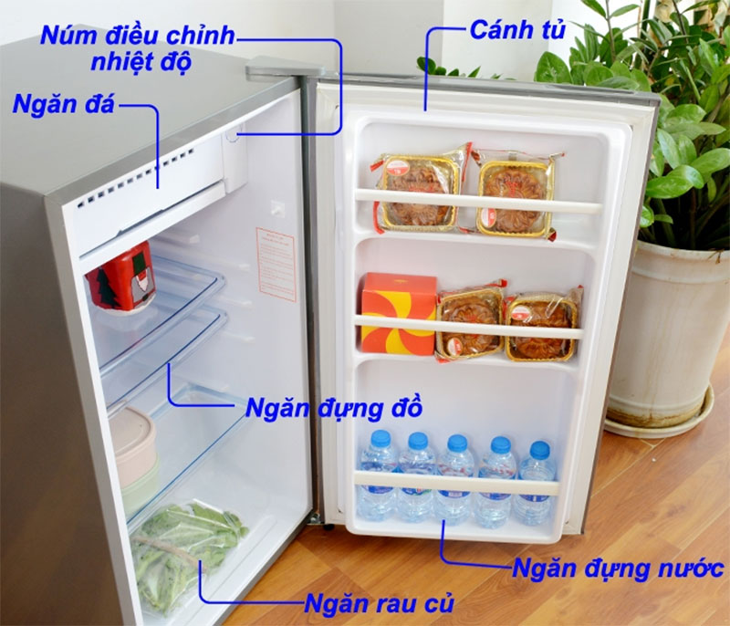 Chi tiết của tủ lạnh mini Funiki FR-91CD