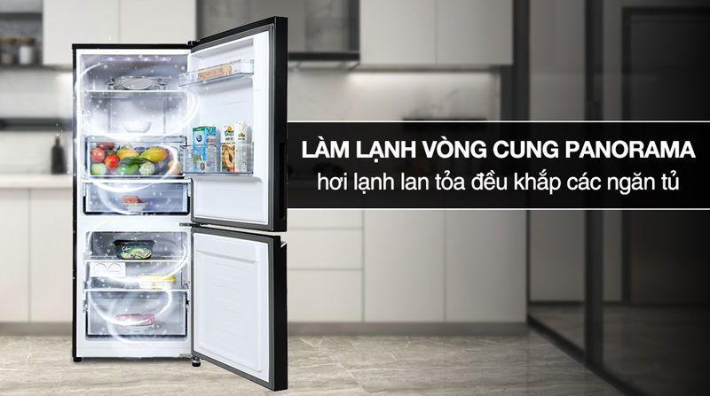 Hệ thống làm lạnh vòng cung Panorama duy trì thực phẩm tươi ngon