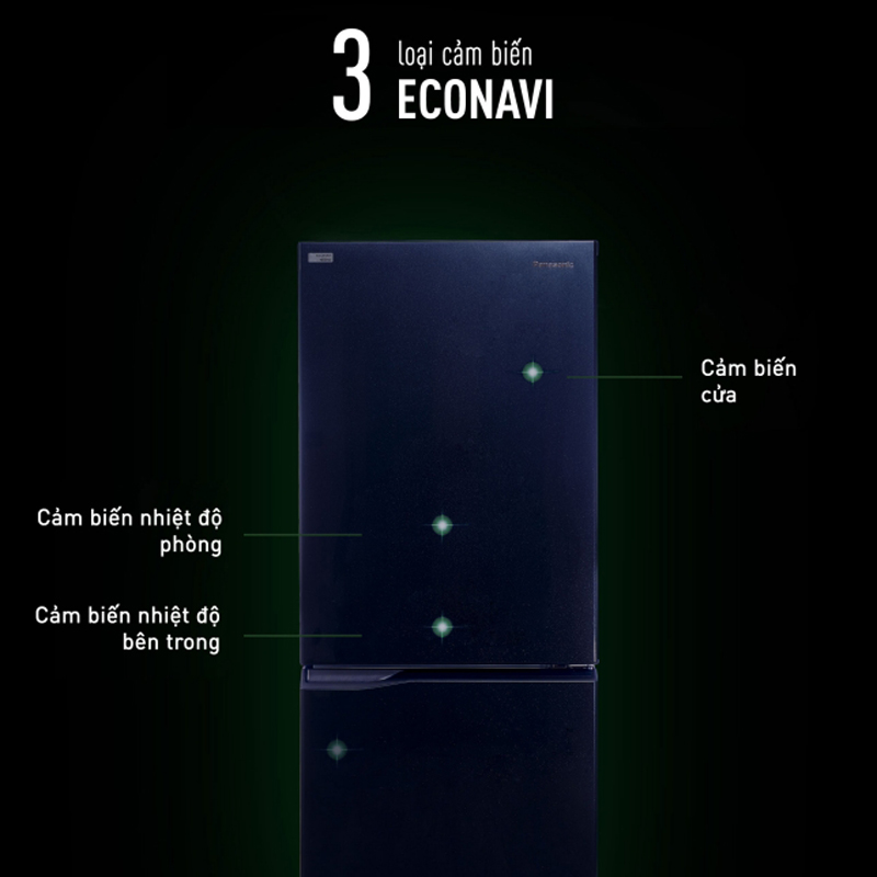 3 cảm biến nhiệt độ Econavi vận hành êm ái, tiết kiệm điện năng