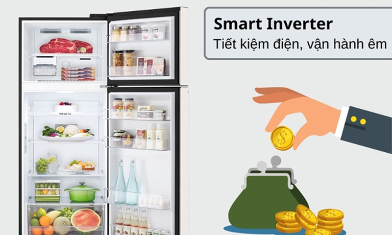 Công nghệ Smart Inverter giúp tủ lạnh vận hành êm ái, ổn định, tiết kiệm điện năng