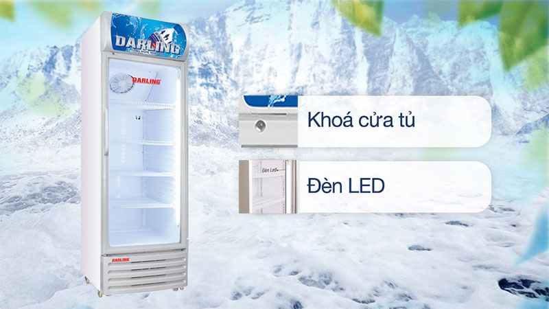 Tủ mát 1 cánh 280 lít Darling DL-2800A 