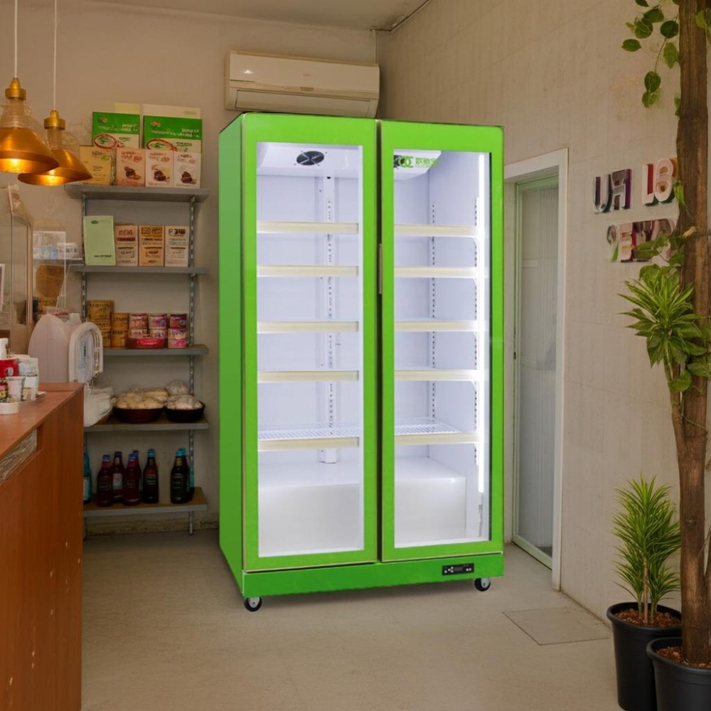 Tủ mát 2 cánh kính Oucboll LG-1110F - Hàng chính hãng