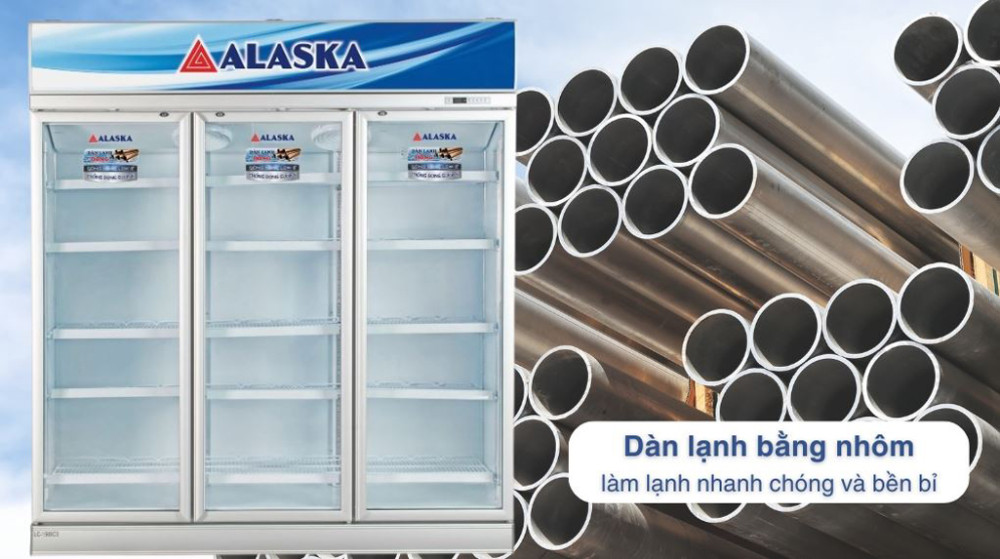 Dàn lạnh bằng nhôm, làm lạnh nhanh và sâu