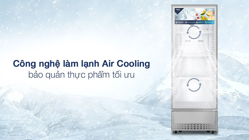 Công nghệ làm lạnh của Tủ mát Aqua 280 lít AQS-AF400N