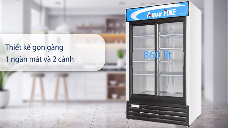 Dung tích của Tủ mát AquaFine JW-1000R 