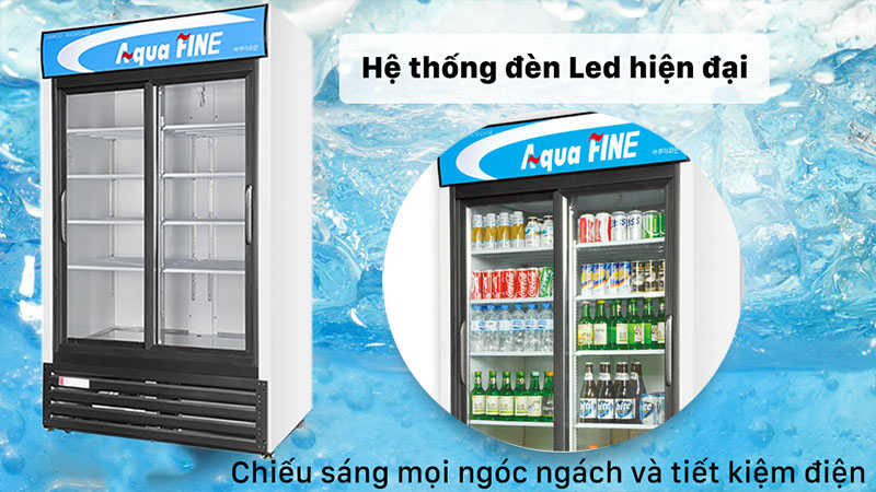 Đèn chiếu sáng của Tủ mát AquaFine JW-1000R 