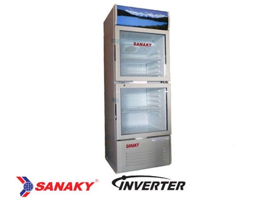 Mặt trước của tủ mát Sanaky Interver VH-259K3