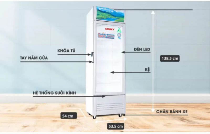 Chức năng của Tủ mát Sanaky VH-168KL 160 lít