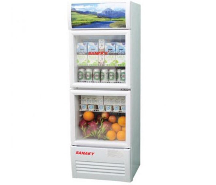 Tủ mát Sanaky VH-258W dàn lạnh nhôm