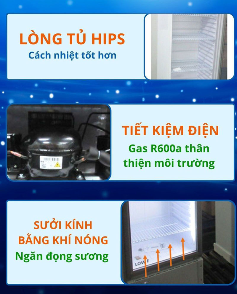  Sử dụng gas lạnh thế hệ mới R600 giúp tiết kiệm điện năng và thân thiện với môi trường