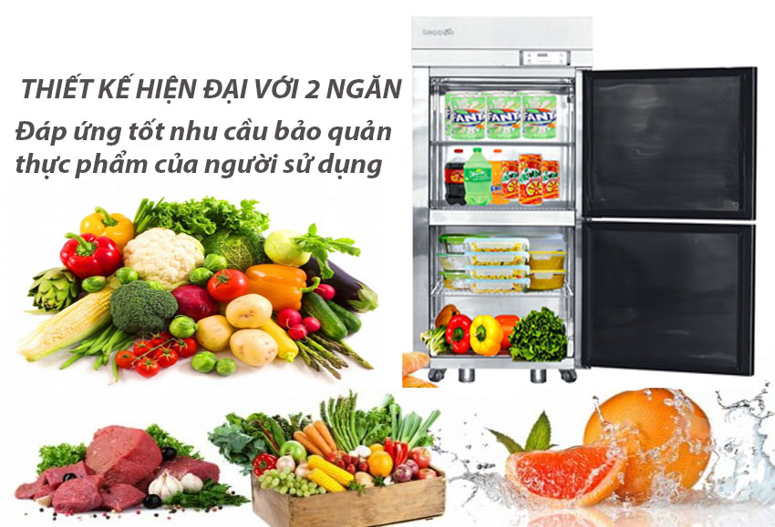 Thiết kế của Tủ làm mát công nghiệp 2 cửa gián tiếp Happys HWI-25CR