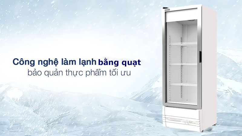 Công nghệ làm lạnh của Tủ mát cửa kính Inverter Sanden SPB-0300
