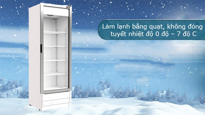 Công nghê làm lạnh của Tủ mát cửa kính Inverter Sanden SPB-0400