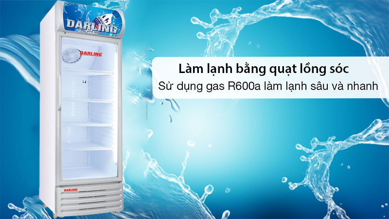 Gas làm lạnh của Tủ mát đứng 1 cánh Darling DL-3600A 