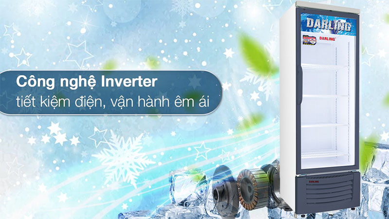 Công nghệ Inverter của Tủ mát đứng 1 cánh Inverter 500L Darling DL-5000A3L