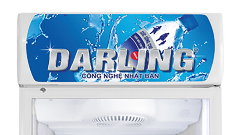 Hộp đèn của Tủ mát đứng 1 cánh Inverter Darling 450L DL-4000A3