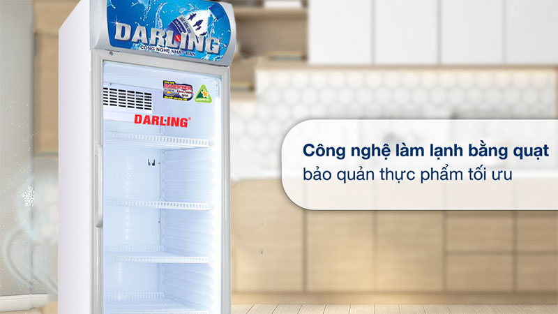 Công nghệ làm lạnh của Tủ mát 1 cánh Darling Inverter 380 lít DL-3600A5