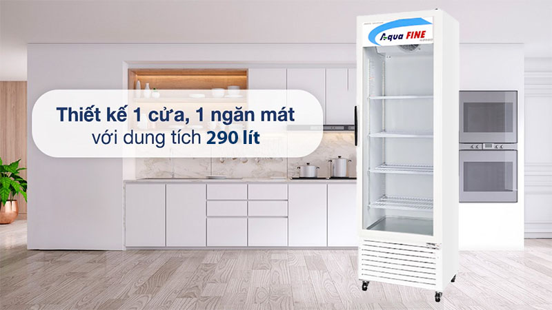 Dung tích của Tủ mát đứng AquaFine JW-300R