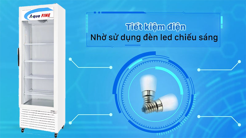 Đèn chiếu sáng của Tủ mát đứng AquaFine JW-300R