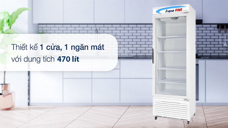 Dung tích của Tủ mát đứng AquaFine JW-470R