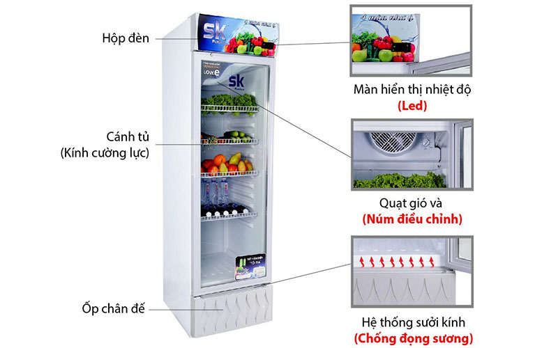 Tủ mát đứng Inverter Sumikura SKSC-400IFC