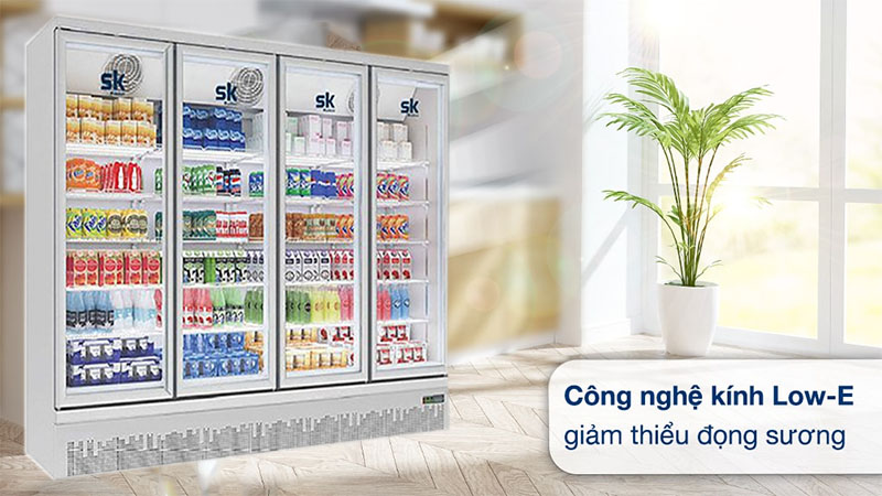 Công nghệ kính của Tủ mát đứng Sumikura SKSC-2500-B