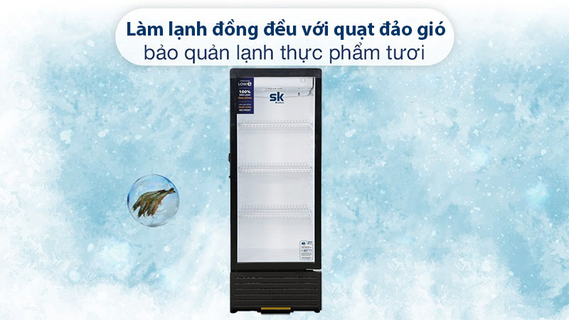 Hệ thống làm lạnh của Tủ mát đứng Sumikura SKSC-250JS