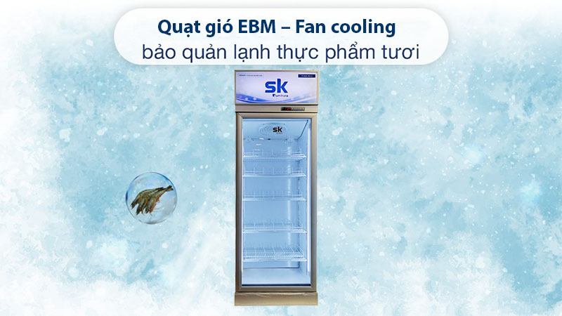 Hệ thống làm lạnh của Tủ mát đứng Sumikura SKSC-500HW1