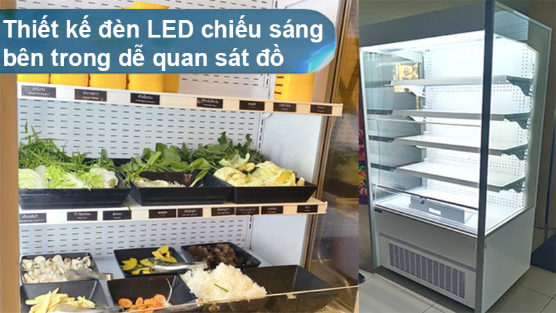 Đèn LED chiếu sáng của Tủ mát siêu thị Sanden SSD-0910