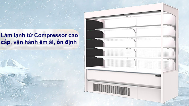 Công nghệ làm lạnh của Tủ mát siêu thị Sanden SSD-1810