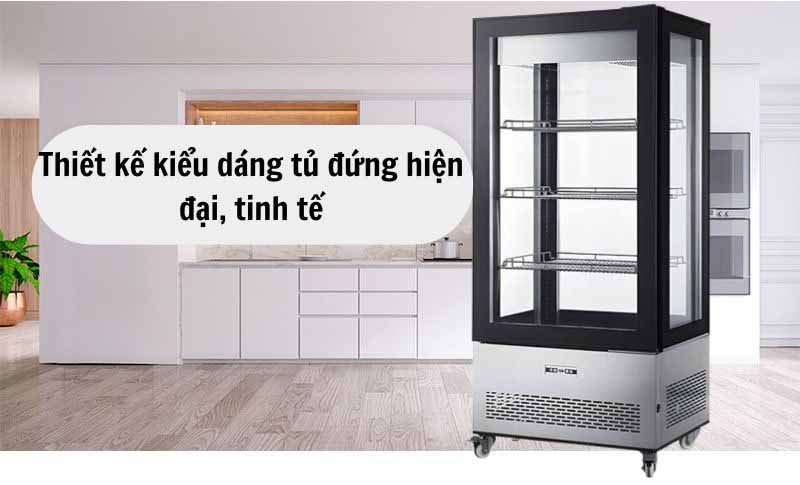 Thiết kế kiểu dáng tủ đứng hiện đại, tinh tế