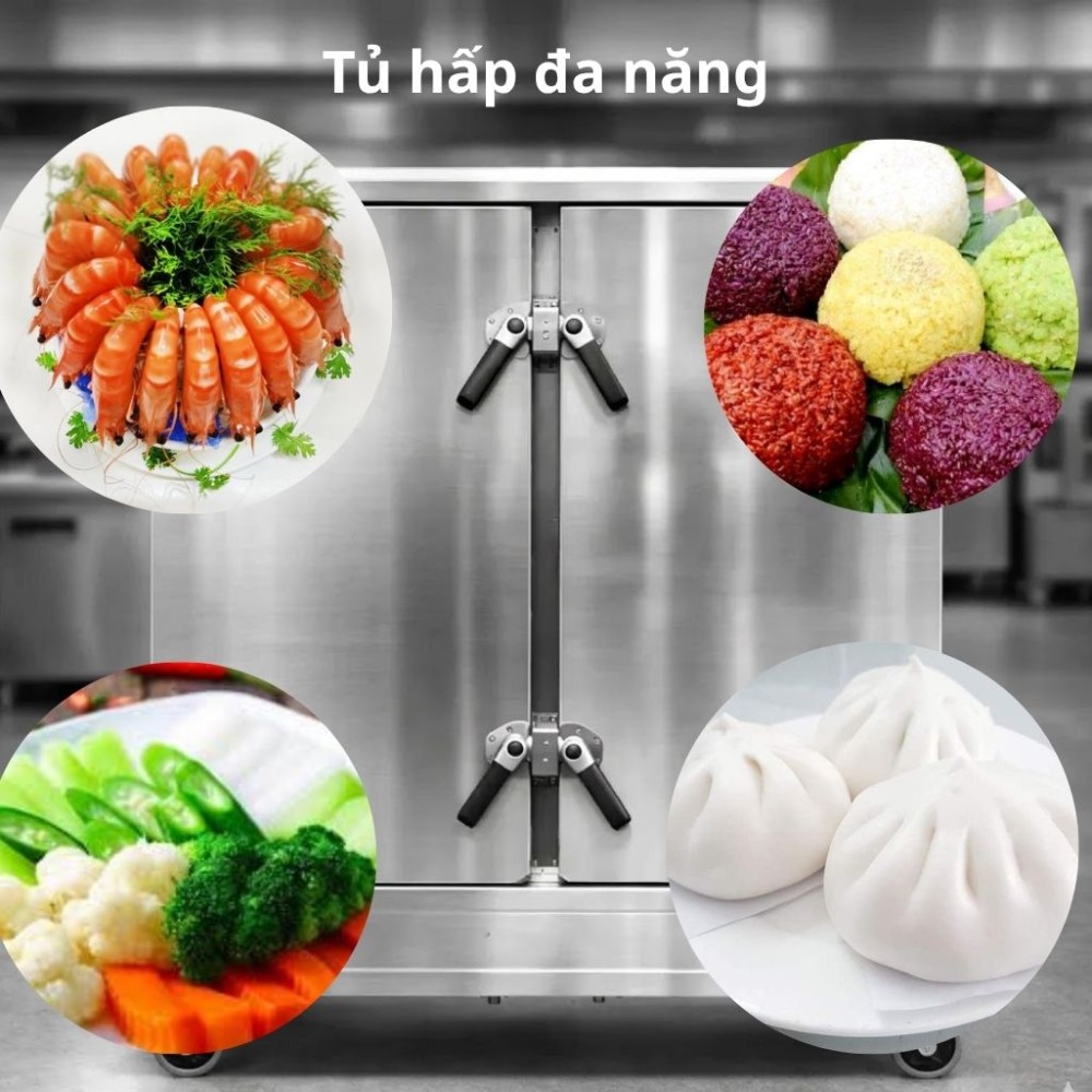 Tủ nấu cơm công nghiệp 24 khay Bettop TCD-24K - Hàng chính hãng