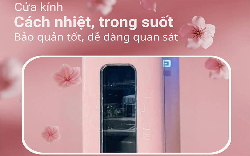 Cửa kính của Tủ rượu vang Spelier SP-12WC