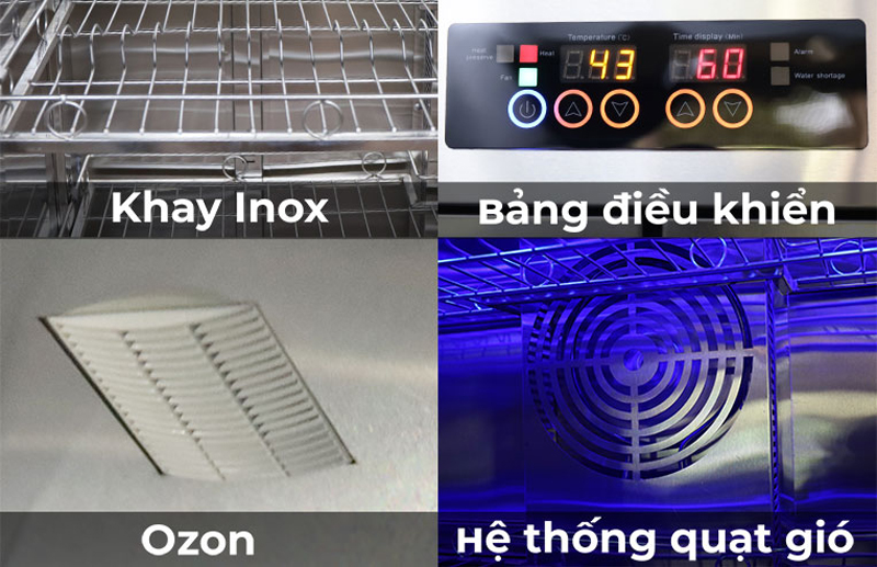 Bảng điều khiển điện tử hiện đại, có màn hình LED hiển thị rõ nét