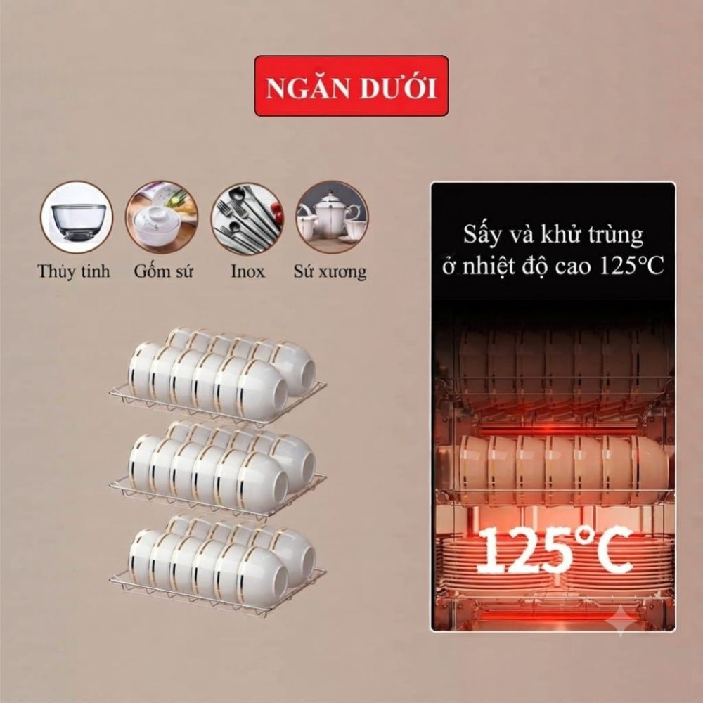 Tủ sấy chén đĩa Ranox ZTP-198 - Hàng chính hãng