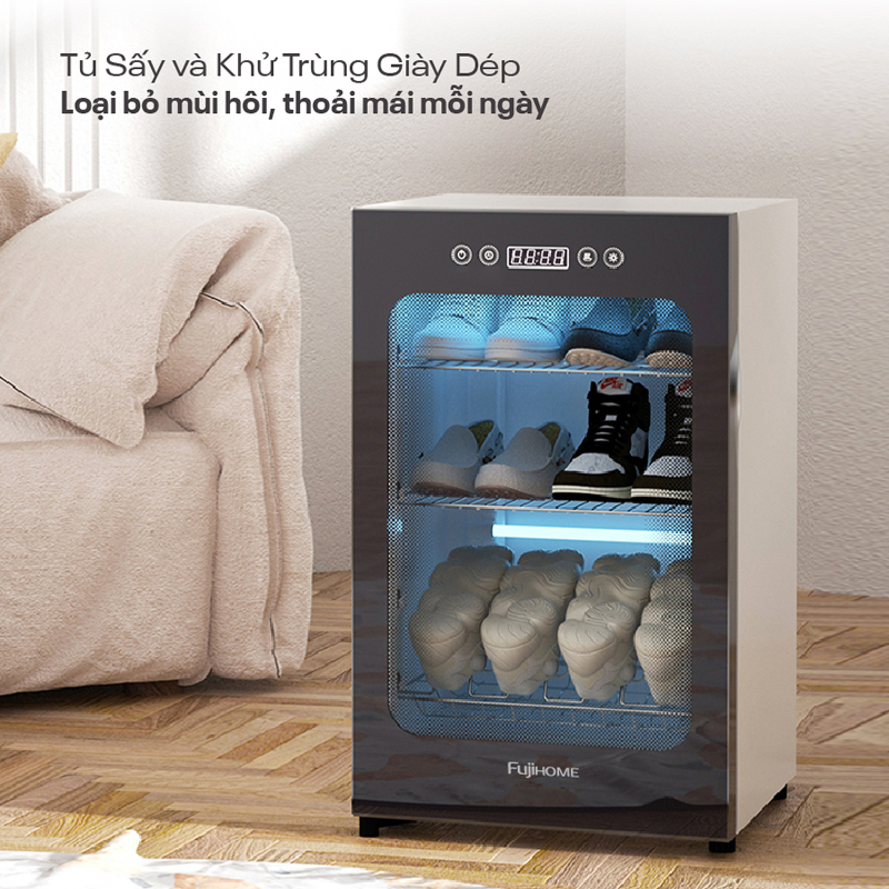 Tủ sấy giày dép khử khuẩn Fujihome SD128