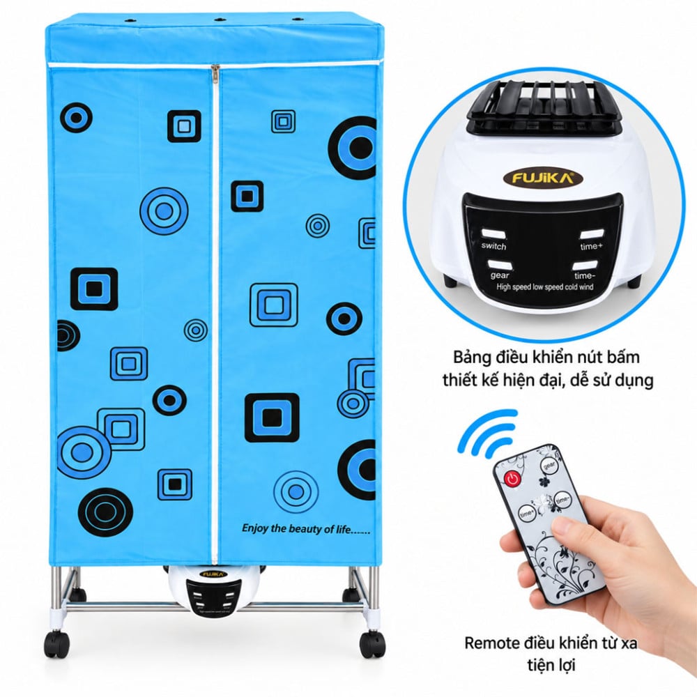 Tủ sấy quần áo Fujika FJ-CD0116 - Hàng chính hãng