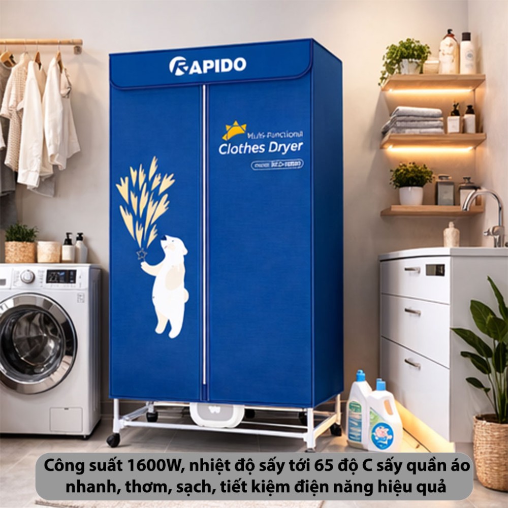 Tủ sấy quần áo Rapido RCD-16B90 - Hàng chính hãng