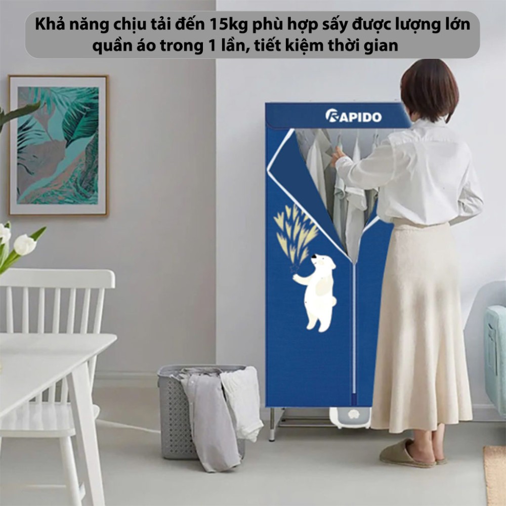 Tủ sấy quần áo Rapido RCD-16B90 - Hàng chính hãng