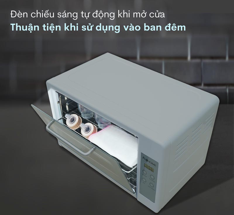 Có đèn chiếu sáng thuận tiện cho quan sát vào ban đêm