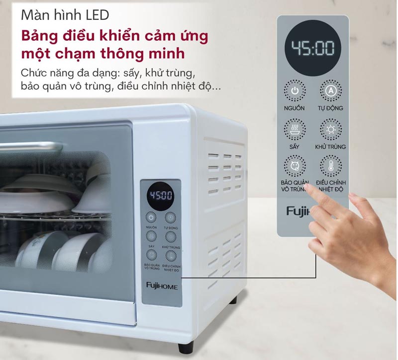 Bảng điều khiển cảm ứng hiện đại dễ dàng sử dụng