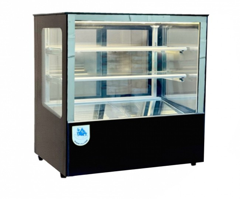 Tủ bánh kem mini kính vuông Snow Village GB-120V - Hàng chính hãng