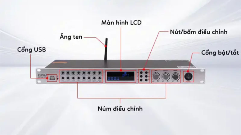 Cấu tạo của Vang cơ Eudac KM-100Plus