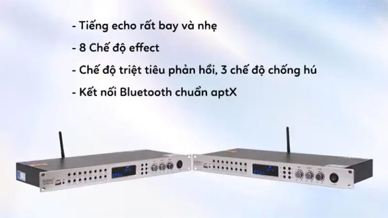 Tính năng của Vang cơ Eudac KM-100Plus