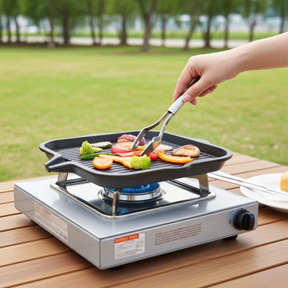 Vỉ nướng chống dính NaMilux GP-21F - Hàng chính hãng