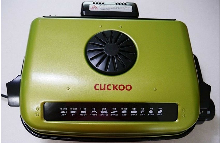 Bảng điều khiển điện tử của vỉ nướng điện Cuckoo CFR-311