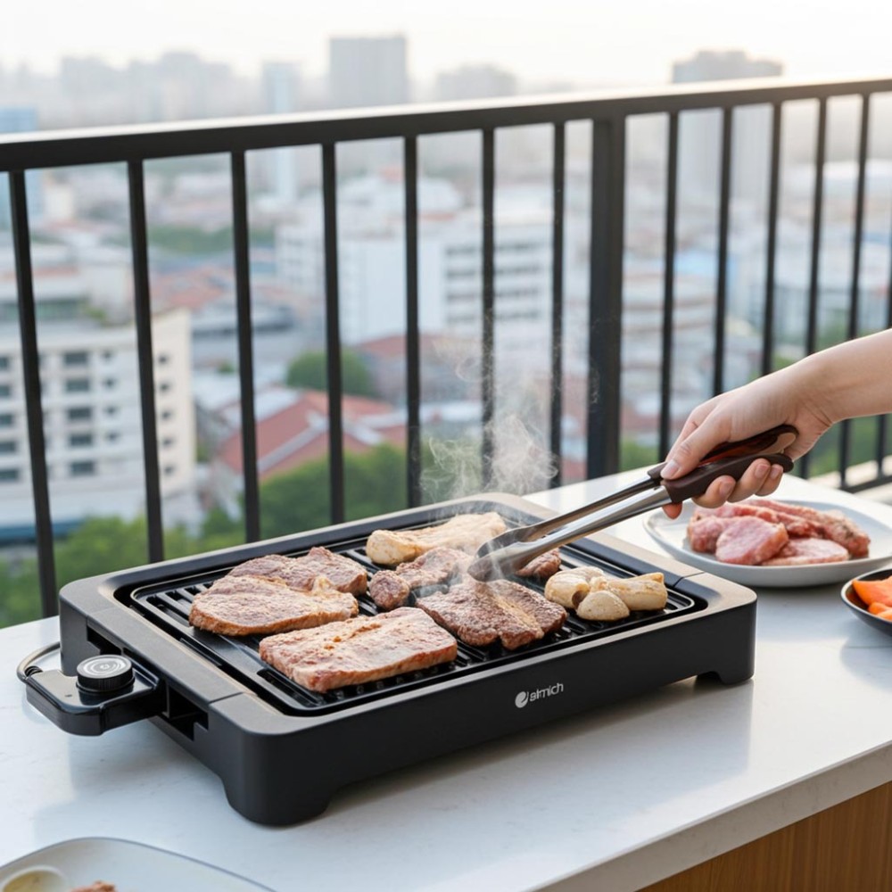 Vỉ nướng điện Elmich EGE1304 - Hàng chính hãng