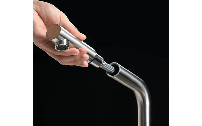Vòi nóng lạnh dây rút inox Malloca K103-SS