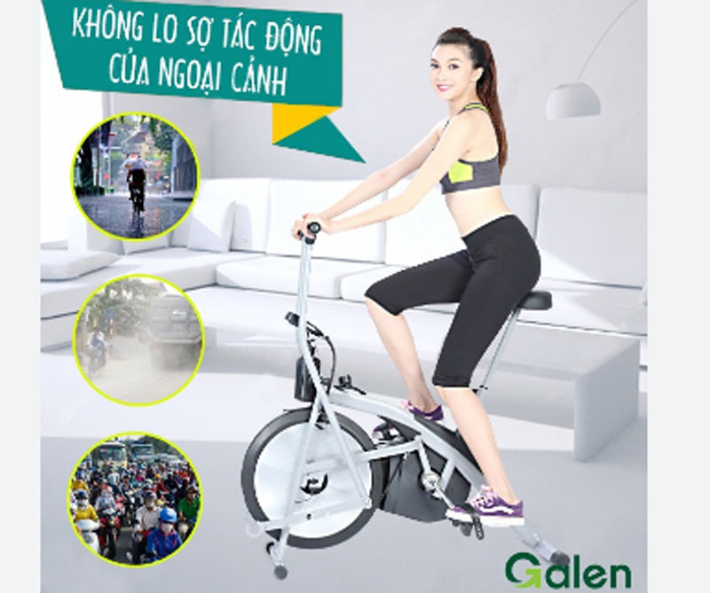 Nâng cao sức khỏe tại nhà với xe đạp tập thể dục Galen G016