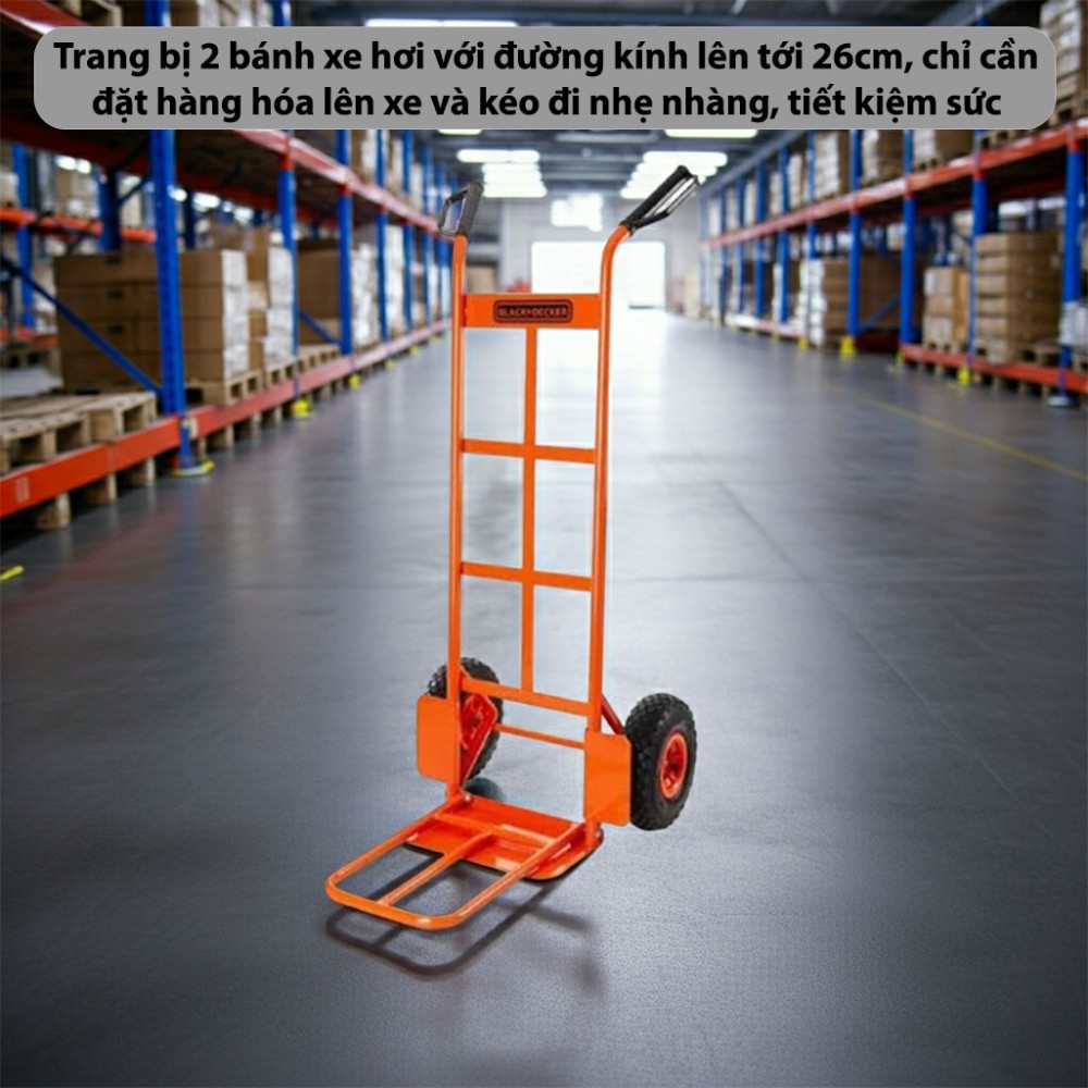 Xe đẩy hàng 2 bánh Black&Decker H302 - Hàng chính hãng